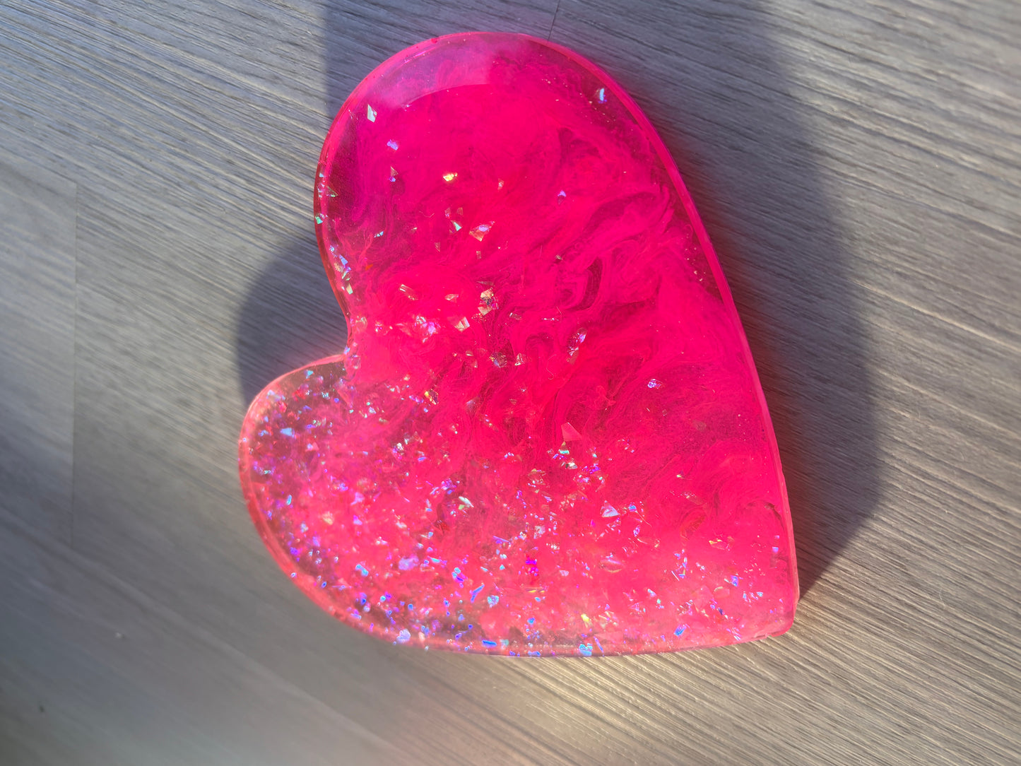 Shimmery Pink Heart