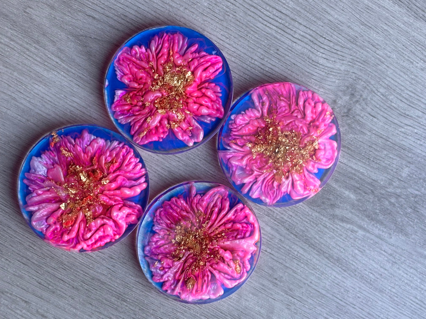 Pink Bloom Coasters