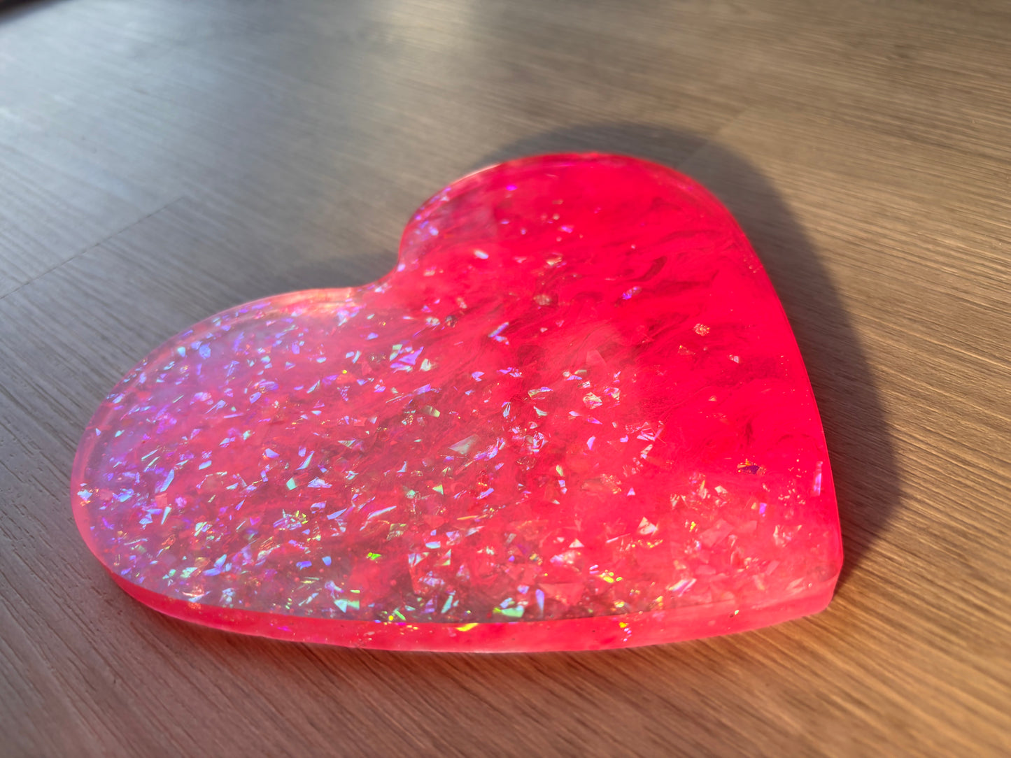 Shimmery Pink Heart