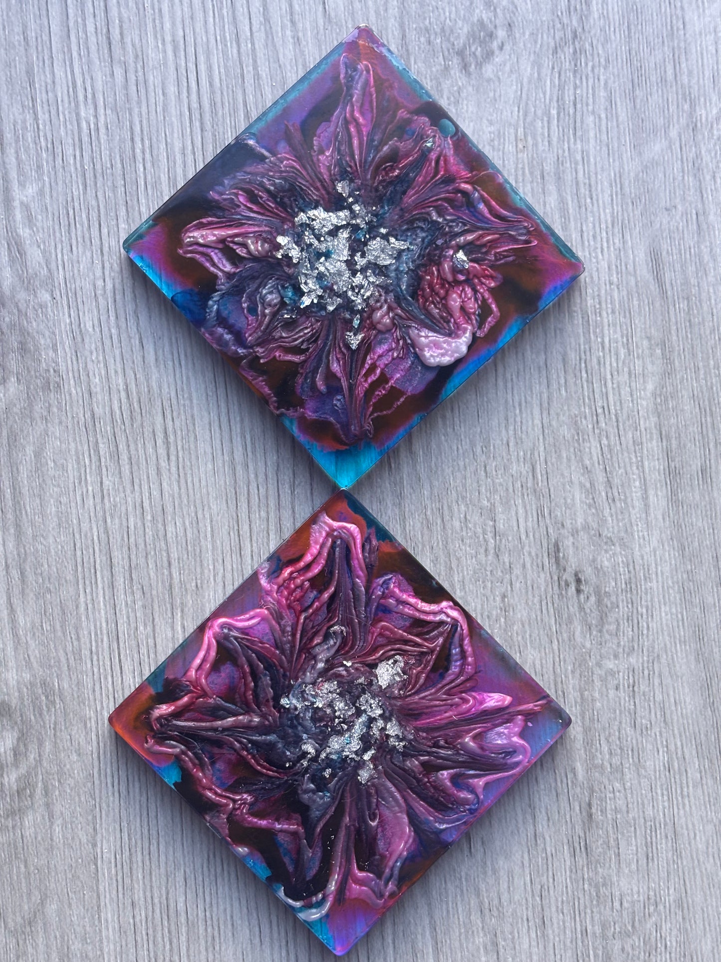 Midnight Bloom Coasters