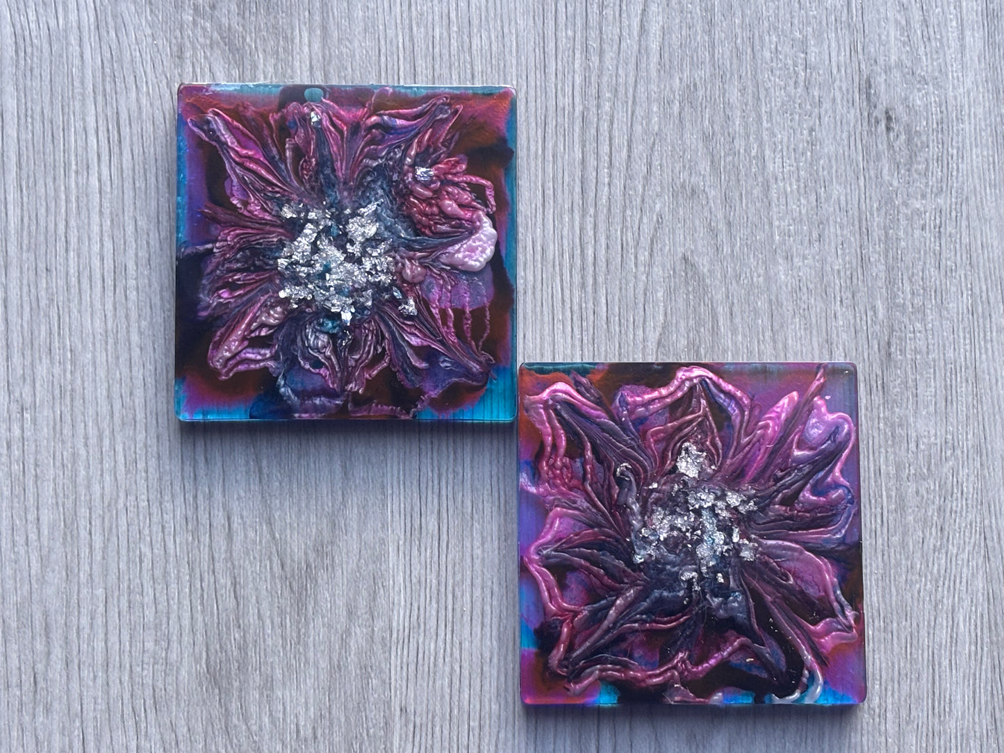 Midnight Bloom Coasters