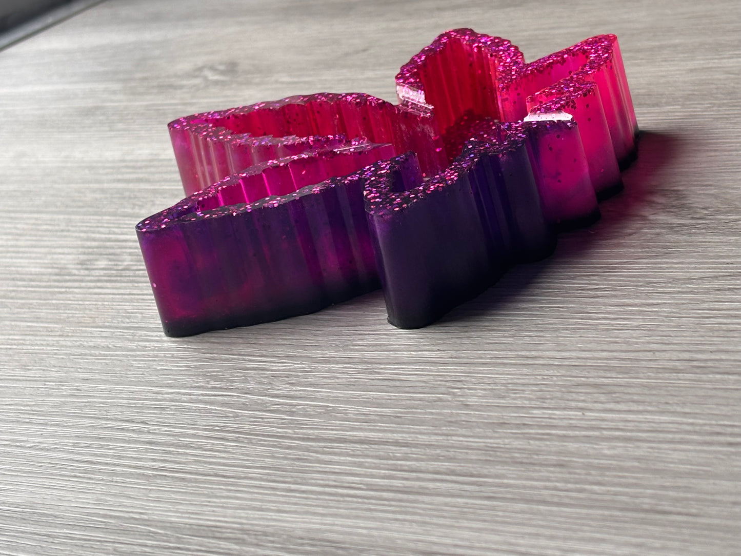 Pink and Purple leaf Ashtray