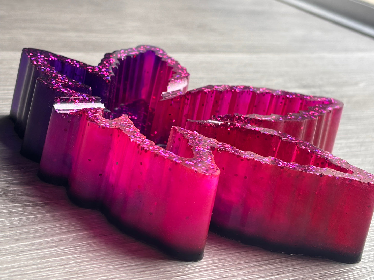 Pink and Purple leaf Ashtray