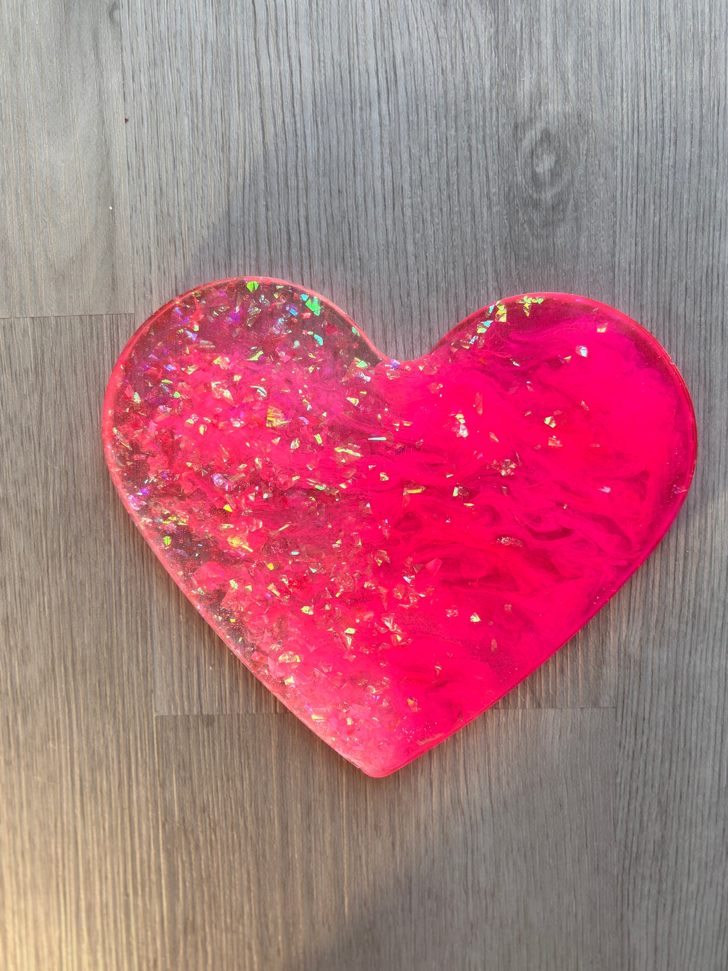 Shimmery Pink Heart