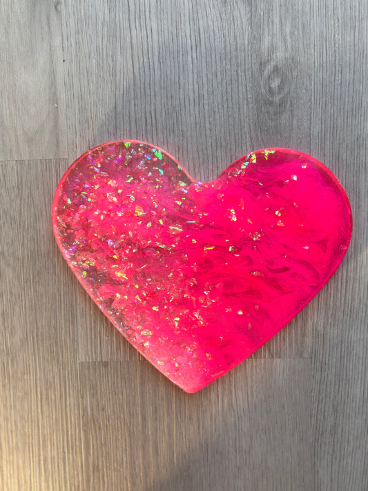 Shimmery Pink Heart