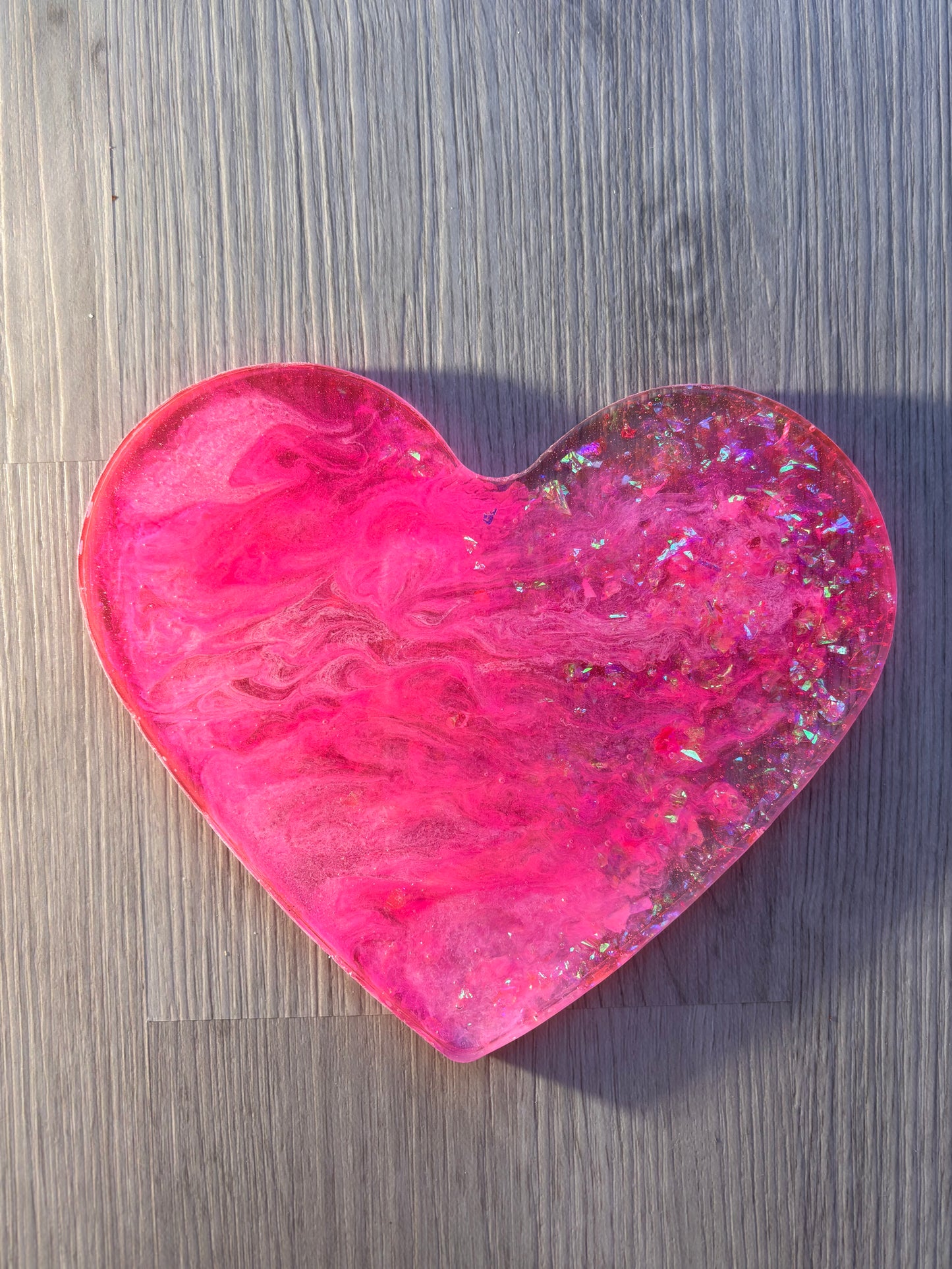 Shimmery Pink Heart