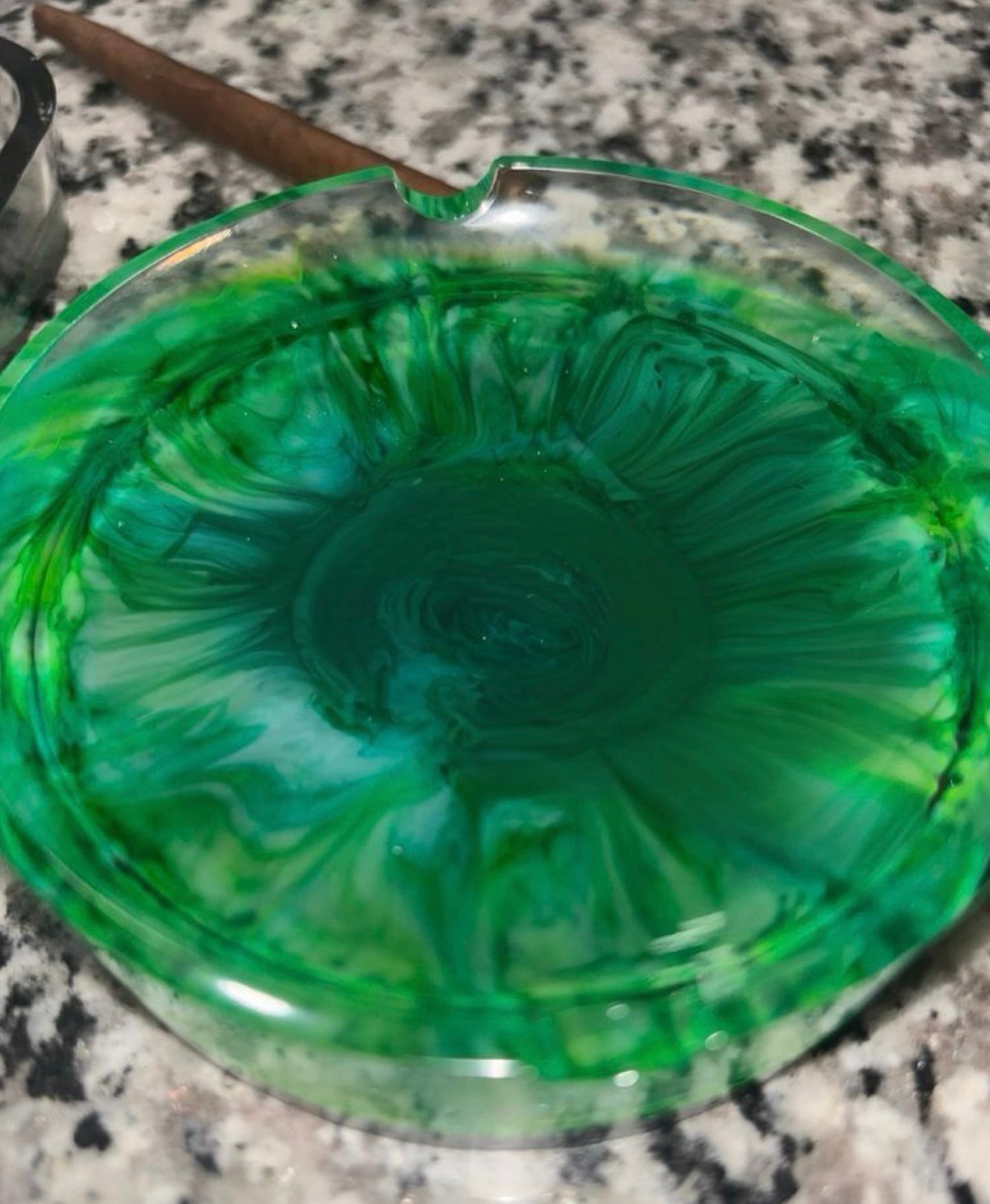Green Bloom Ashtray